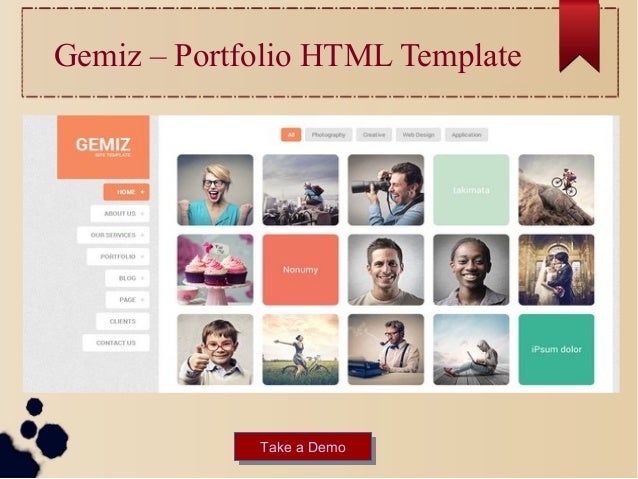 business portfolio template