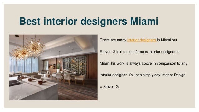 Best Interior Designer Miami