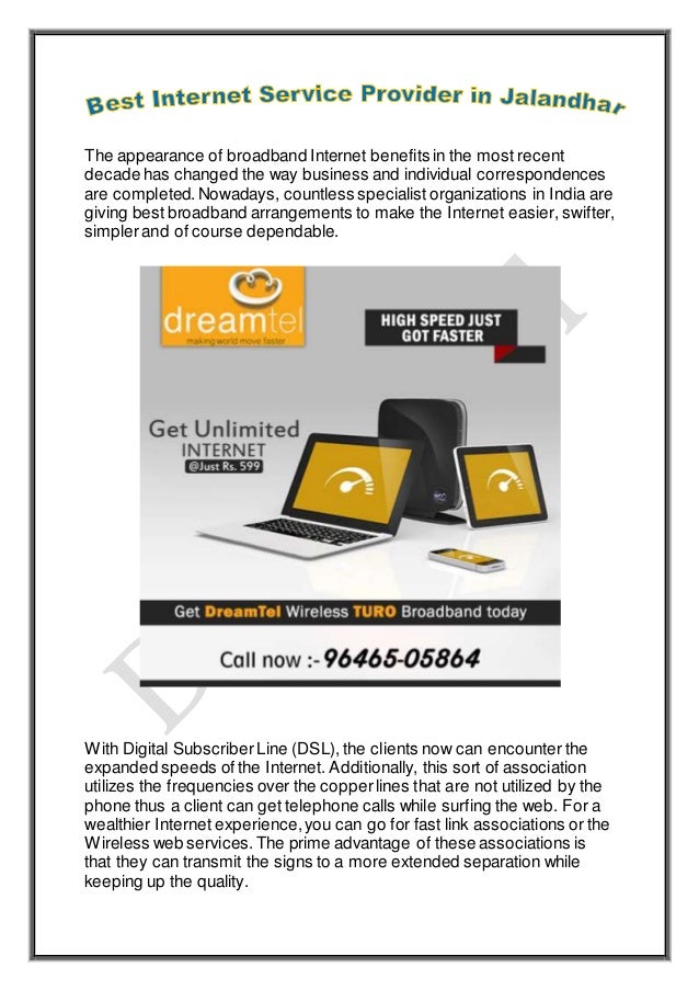 Best Internet Service Provider in Jalandhar