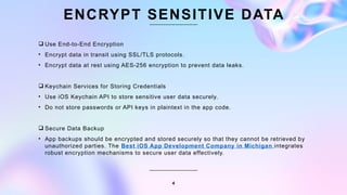 How to Ensure App Security in iOS Development | PPTX