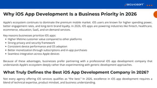 Best iOS App Development Company in 2026: Services, Trends & Solutions ...