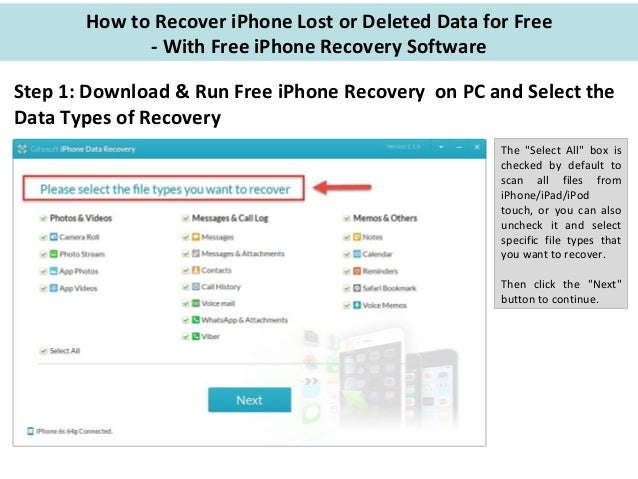 Image result for Gihosoft Free iPhone Data Recovery