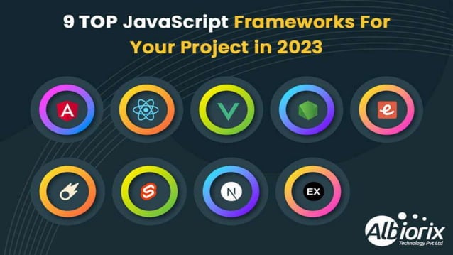 9 Best JavaScript Frameworks To Choose | PPT image.