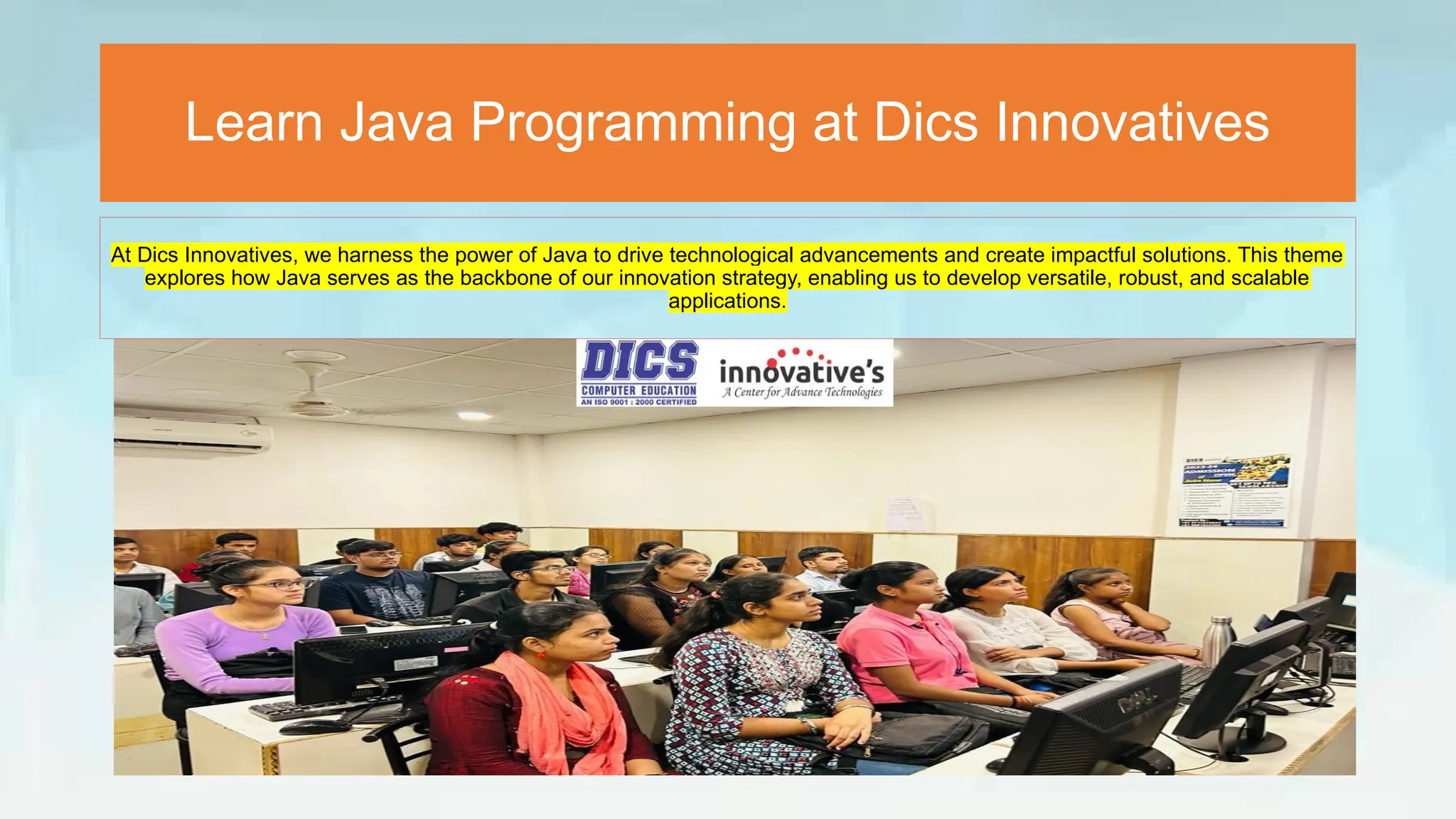 The best java Programming training institute | PPT