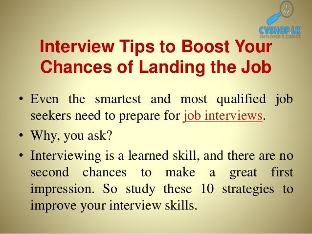 interviewing tips