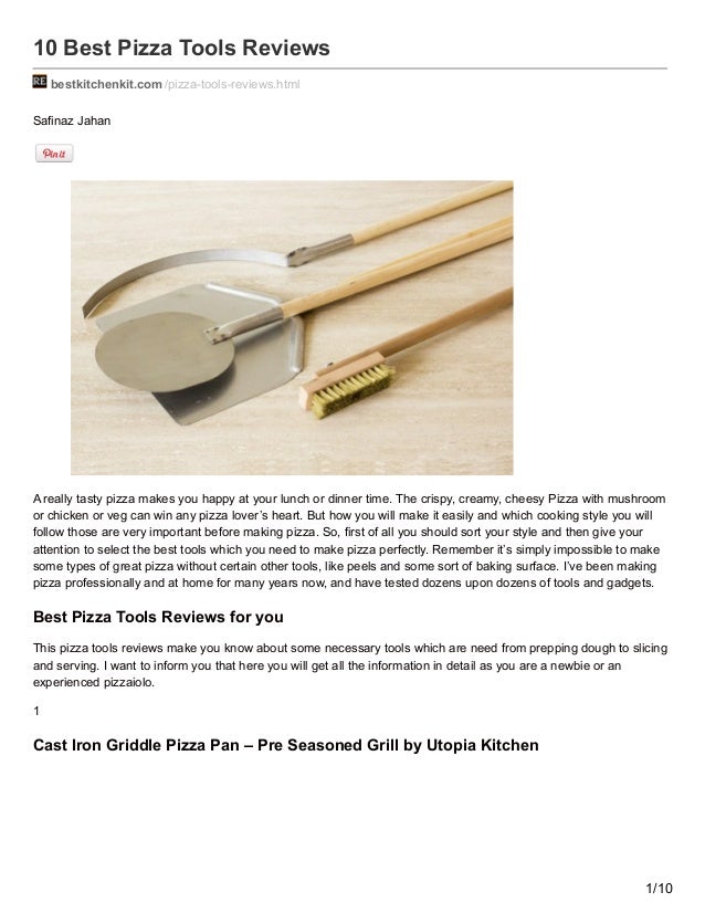 10 Best Pizza Tools Reviews