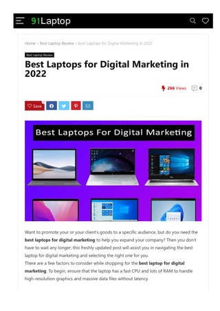 Best Laptops For Digital Marketing Professionals in 2022.pdf