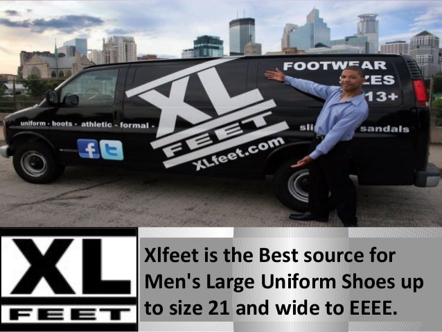 Best Large Men Uniform Shoes from Xlfeet!