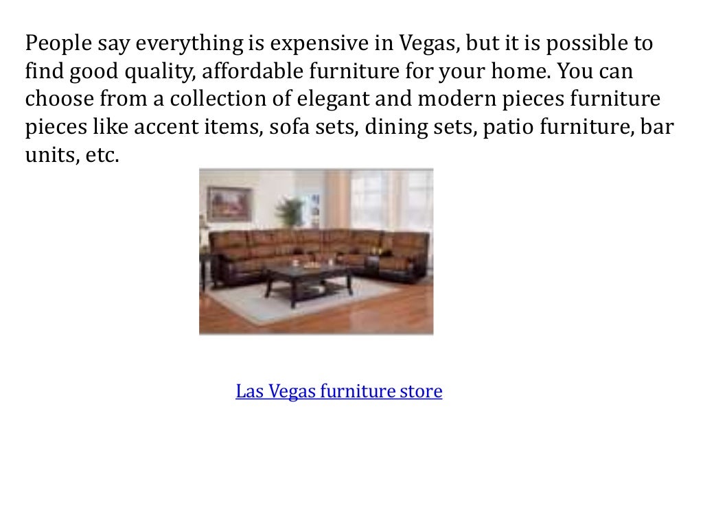 Best Las Vegas Furniture Stores