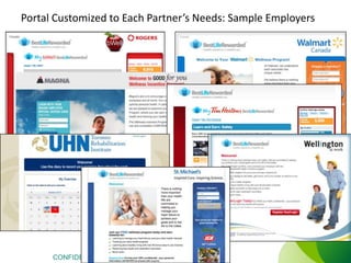 Portal Customized to Each Partner’s Needs: Sample Employers

CONFIDENTIAL

 