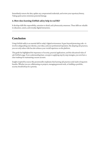 Comprehensive Guide to Using GitHub Accounts Safely in 2026 | DOCX