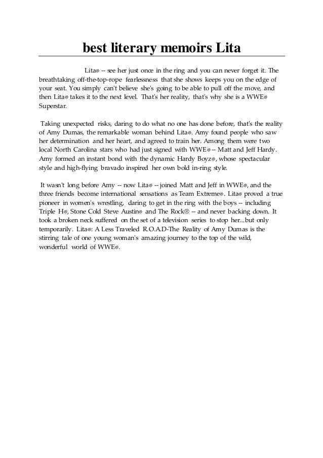 best literary memoirs Lita