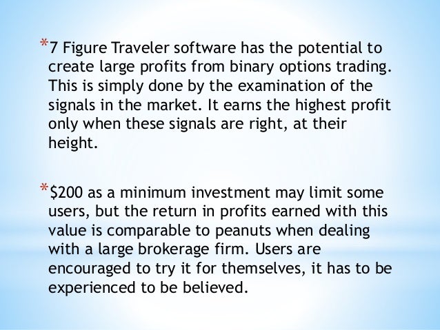 Binary options trading limits