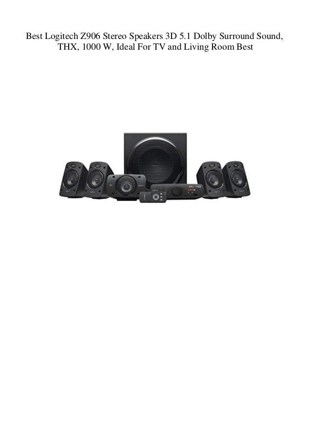 logitech z906 5.1 surround sound thx