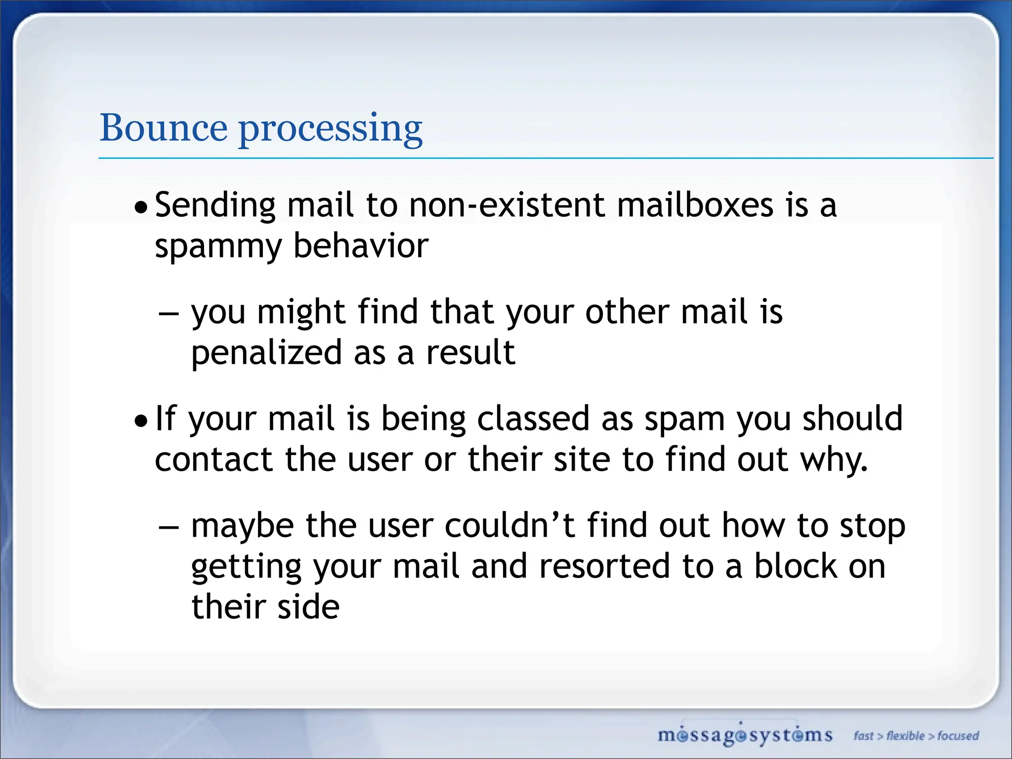 Best Mailing Practices