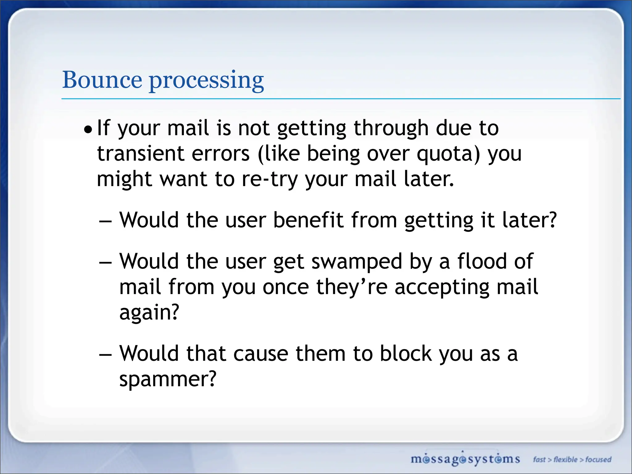 Best Mailing Practices