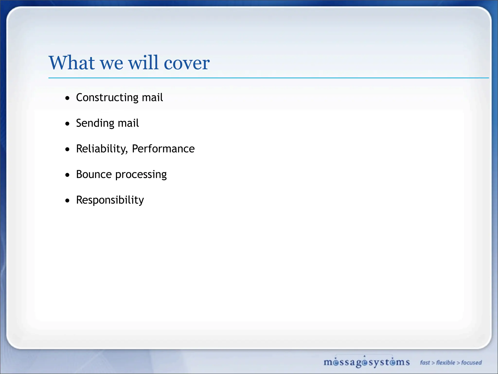 Best Mailing Practices