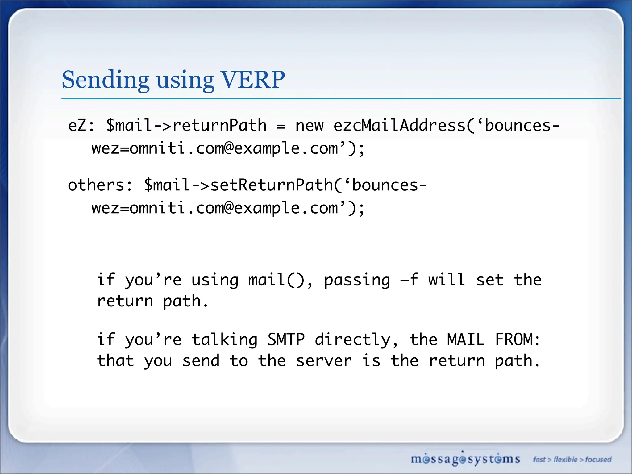 Best Mailing Practices