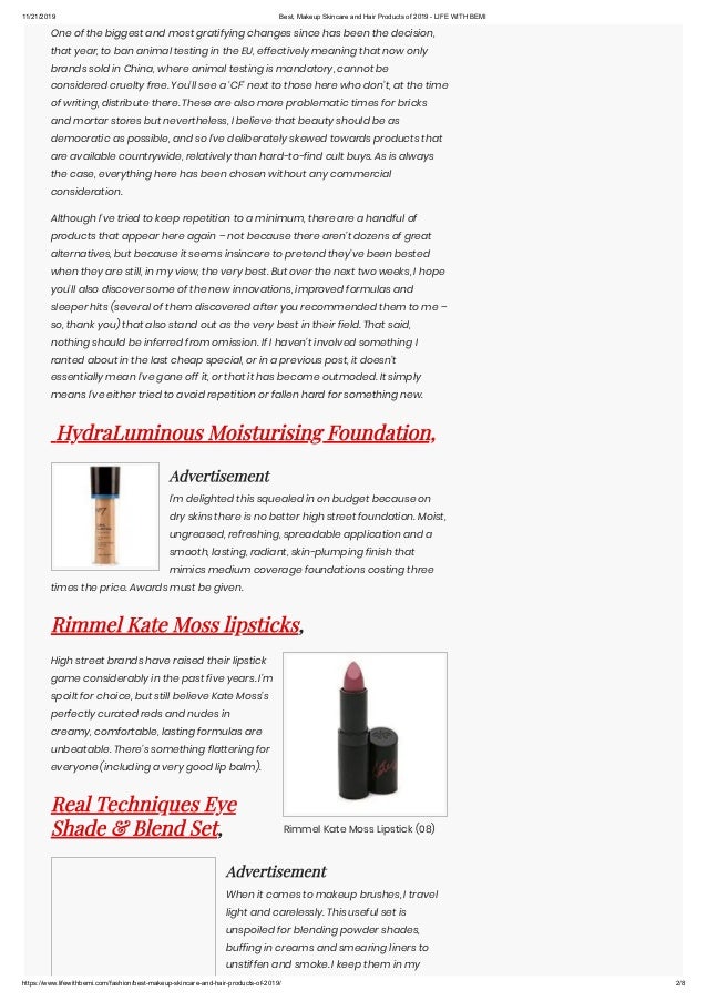 best high street foundation 2019