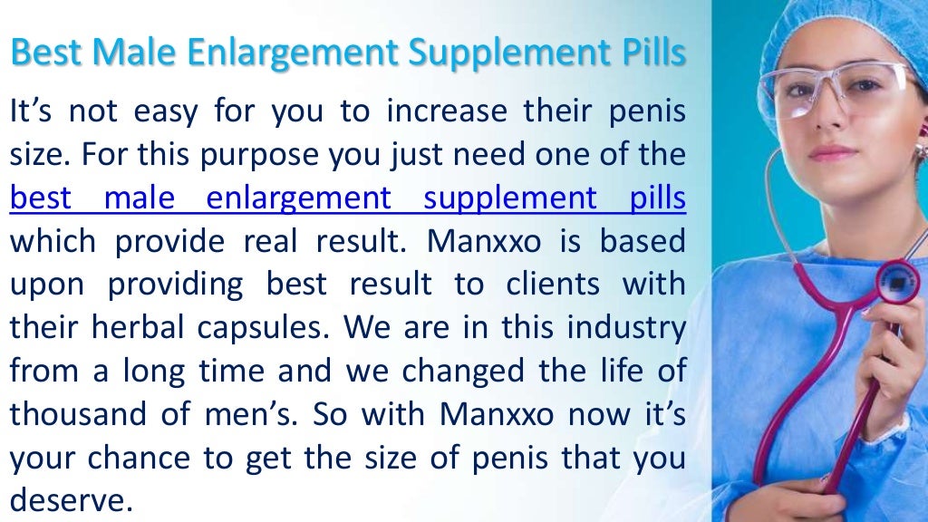Best Male Enlargement Supplement Pills