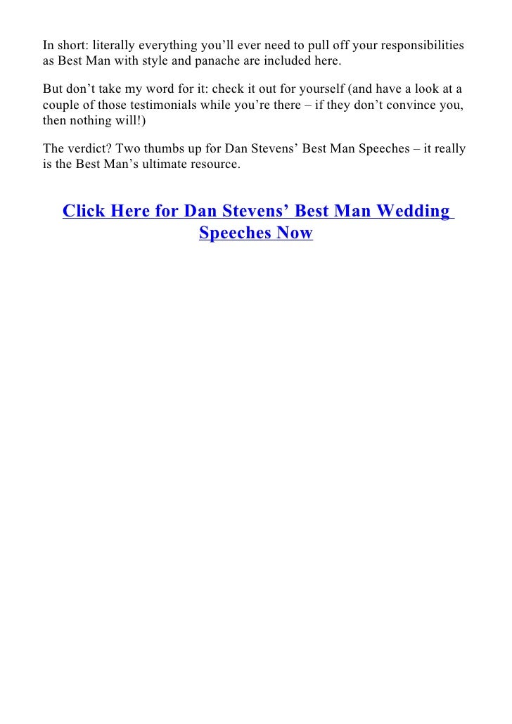 best man toasts