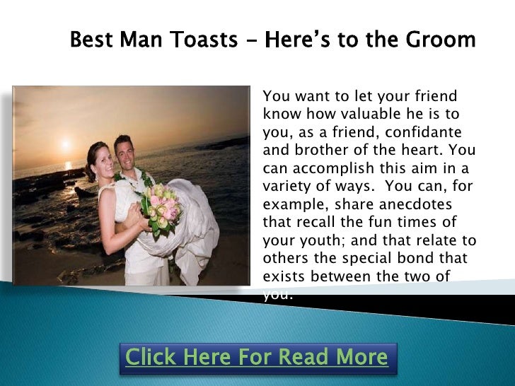 best man toasts here s to the groom