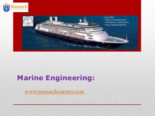 Marine Engineering:
www.monarchcareers.com
 