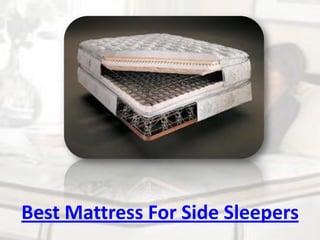 Best Mattress For Side Sleepers
 