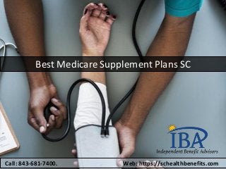 Best Medicare Supplement Plans SC
Call: ‭843-681-7400. Web: https://schealthbenefits.com
 