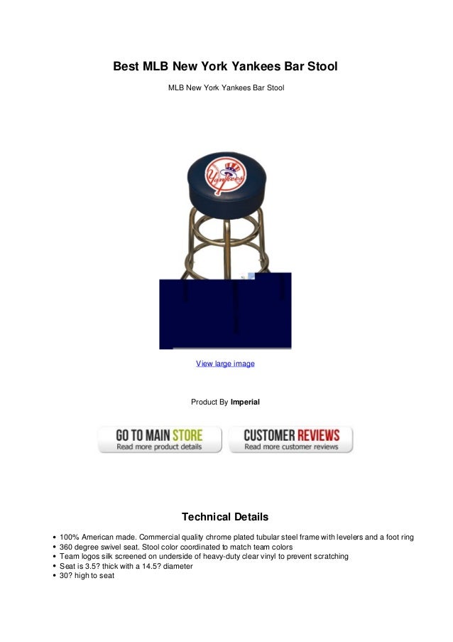 Best mlb new york yankees bar stool