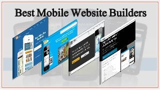 Best Mobile Website Builders
 