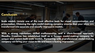 Professional Model Photo Making Best Model Making Company for Unique, Custom-Built Scale Models.pdf
