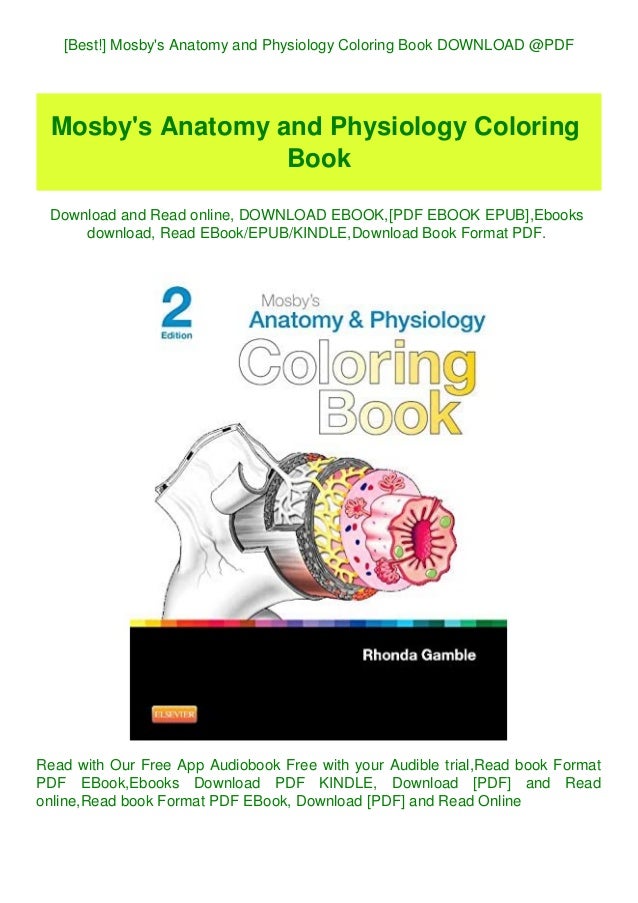 [Best!] Mosby's Anatomy and Physiology Coloring Book DOWNLOAD PDF