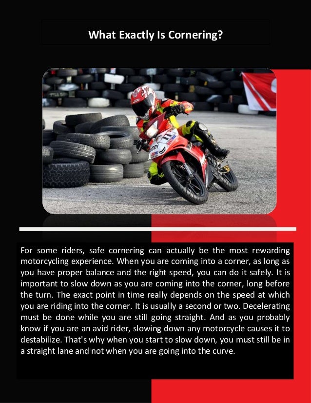 Best Motorcycle Cornering Tips That You Can Use Today