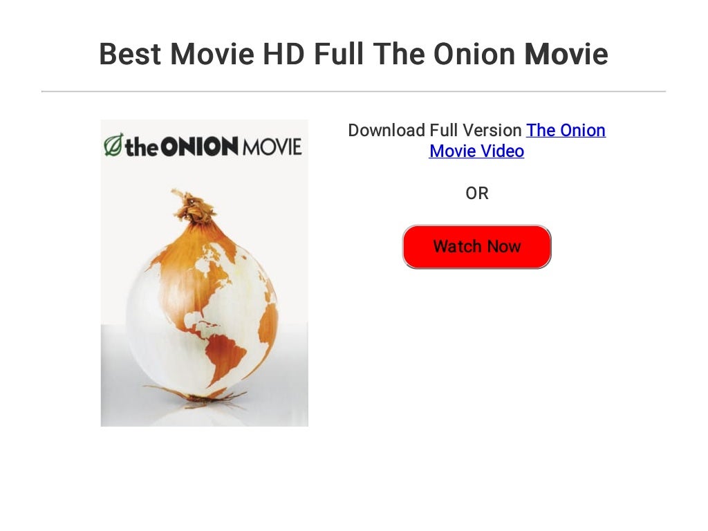Best Movie HD Full The Onion Movie