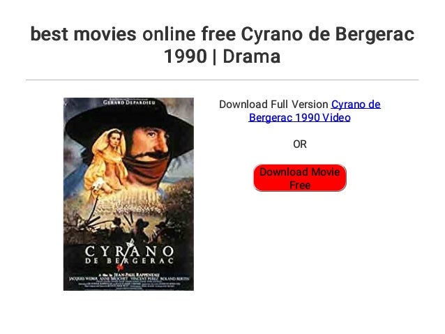 TÉLÉCHARGER CYRANO DE BERGERAC AVEC DEPARDIEU GRATUIT