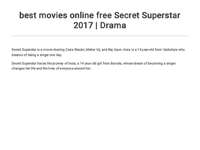secret superstar online