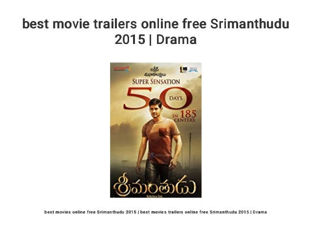 Best Movie Trailers Online Free Srimanthudu 2015 Drama