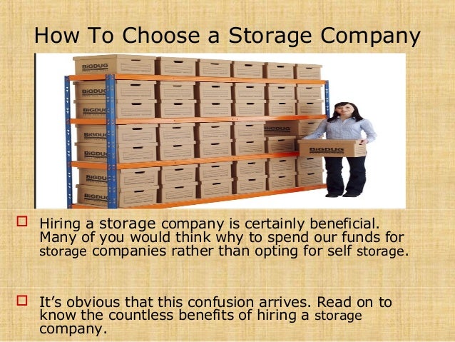 Best moving and storage options
