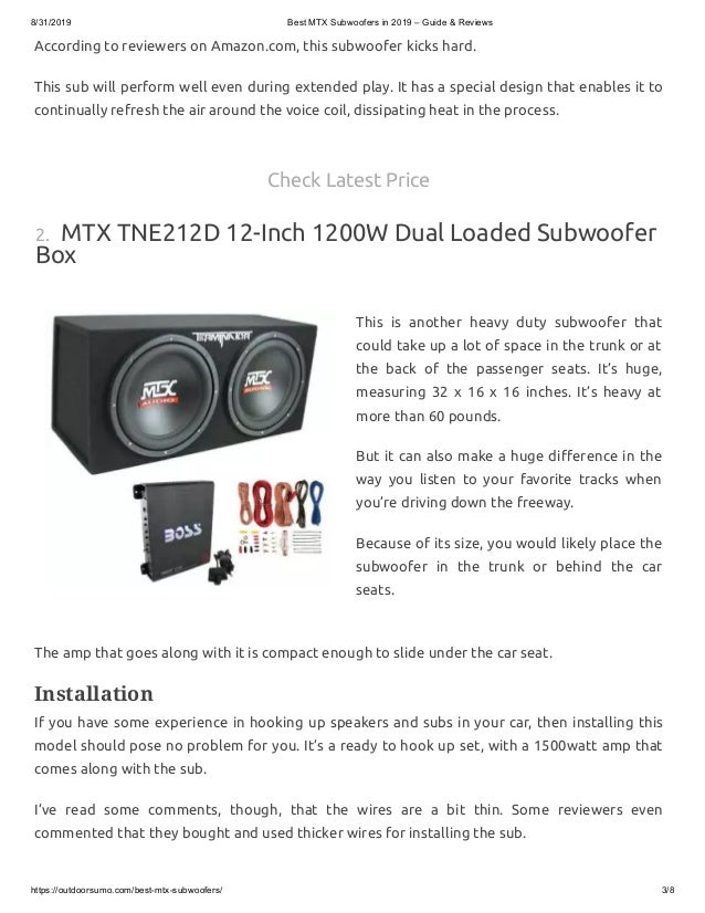 mtx c12 speakers