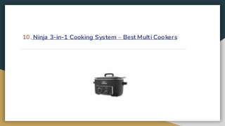 10. Ninja 3-in-1 Cooking System – Best Multi Cookers
 