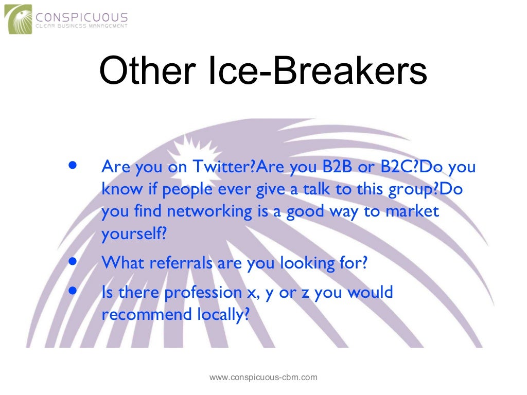 Best Networking Icebreakers