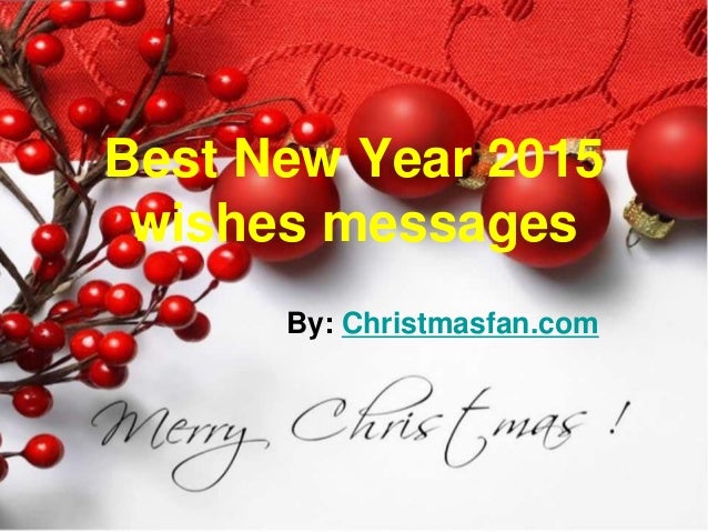 Happy new year wishes and messages