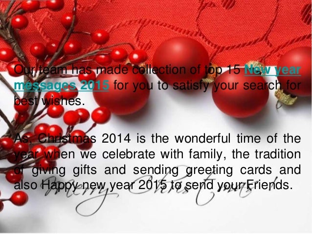 Happy new year wishes and messages