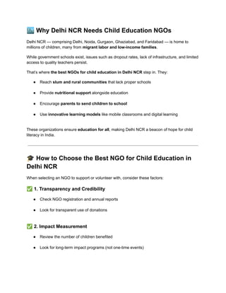 Check Ngo Rates 🏫 Best NGO For Child Education In Delhi NCR.pdf