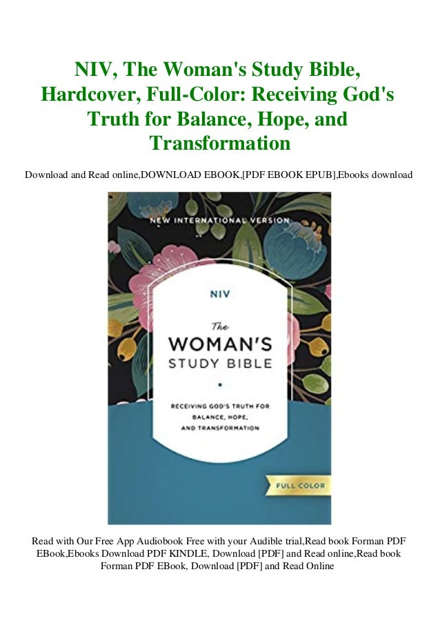 [Best!] NIV The Woman's Study Bible Hardcover FullColor Receiving God