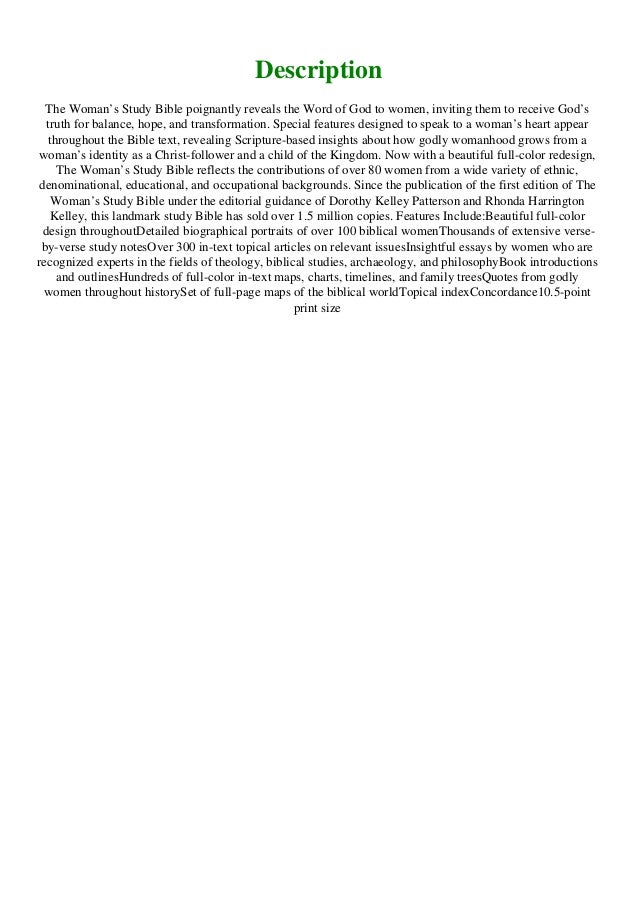 [Best!] NIV The Woman's Study Bible Hardcover FullColor Receiving God