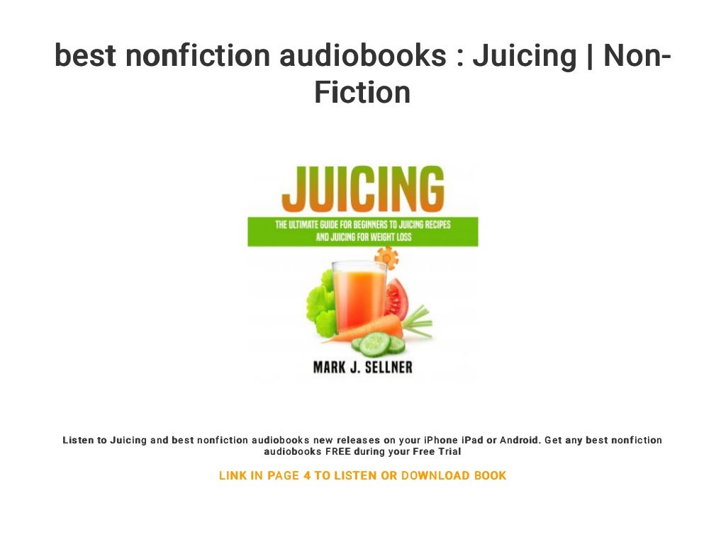 best nonfiction audiobooks : Juicing | Non-Fiction