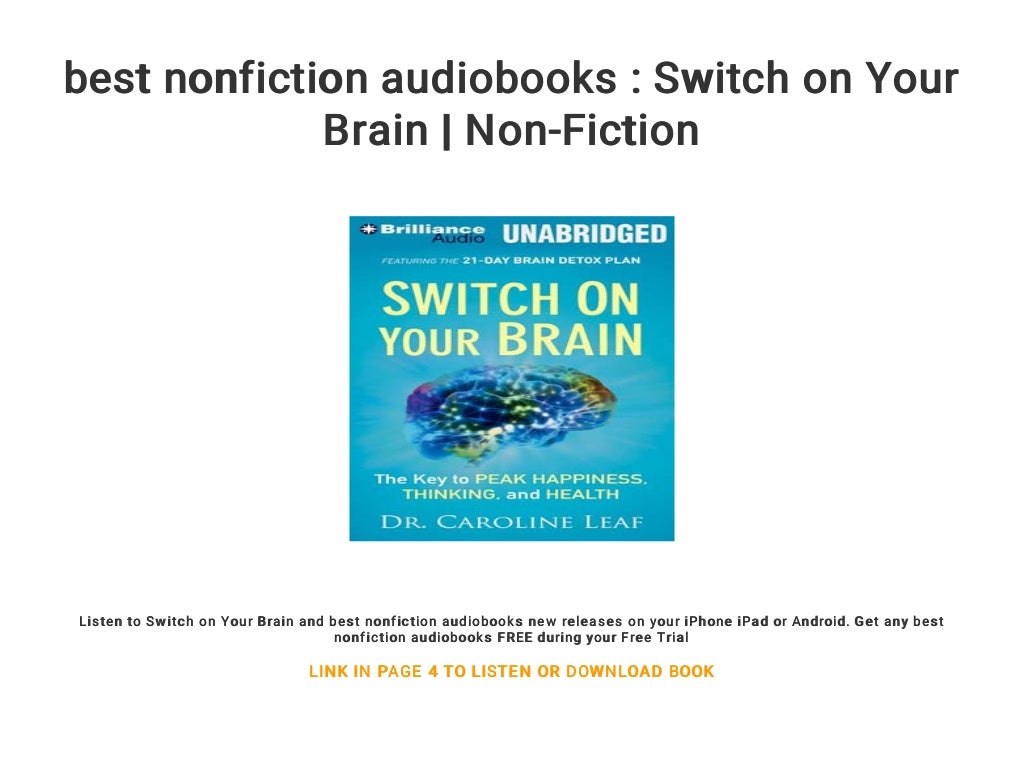 best nonfiction audiobooks : Switch on Your Brain | Non-Fiction