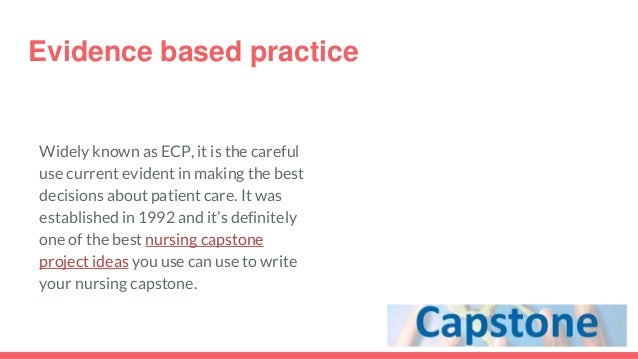 Best nursing capstone project topics